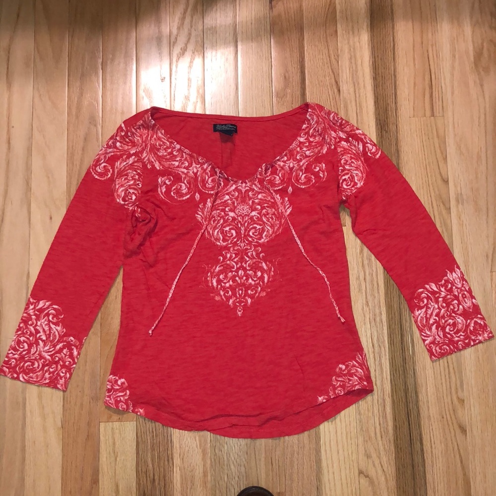 Lucky brand red shirt
